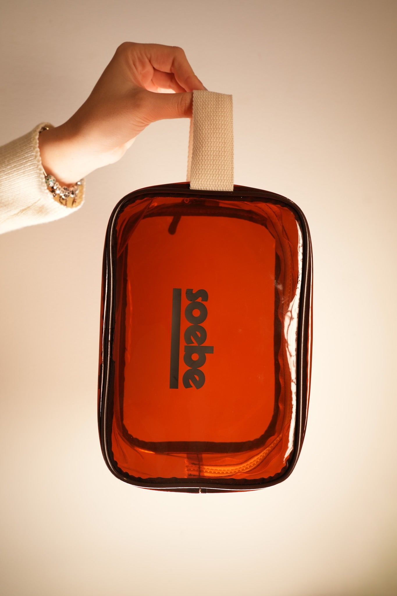 soebe Pouch Amber Crema